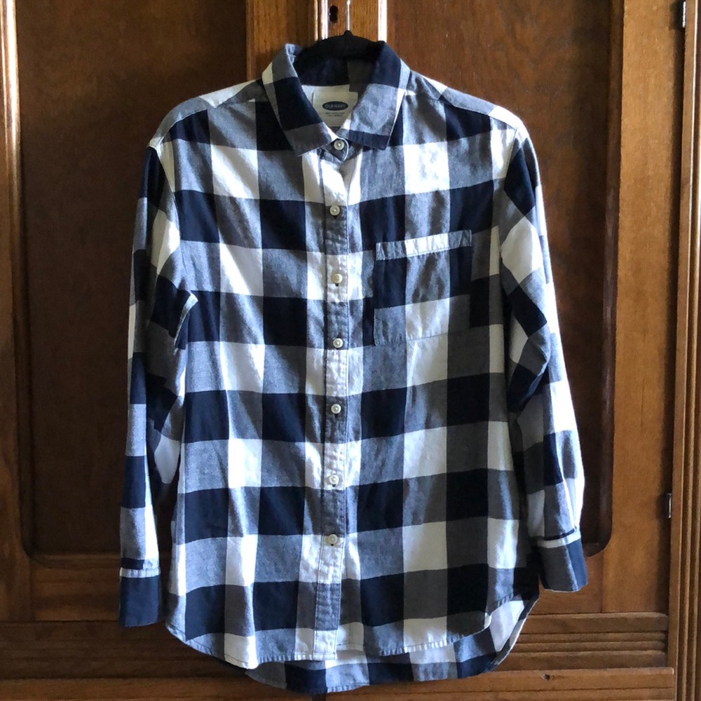 Buffalo checked flannel shirt